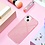 Ntech Hoesje Geschikt voor iPhone 13 Hoesje Glitters Siliconen - Glitter Hoesje Geschikt voor iPhone 13 hoesje TPU Case Roze - Cover