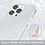 Ntech Hoesje Geschikt voor iPhone 13 Pro Max Hoesje Glitters Siliconen Zilver - Glitter Hoesje Geschikt voor iPhone 13 Pro Max hoesje TPU Case - Cover