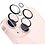 Ntech Geschikt voor iPhone 13 / 13 Mini camera lens protector - beschermglas Geschikt voor iPhone 13 / 13 Mini lens protector Zwart - 2 pack