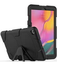 Merkloos Samsung Galaxy Tab A 10.1 (2019) Hoesje - Heavy Duty Case - Zwart