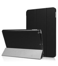 Ntech iPad Hoes 2017 - iPad 2018 Hoes Zwart 9.7 Inch - iPad 2018 Hoes 9.7 - iPad 2017 Hoes smart cover Trifold