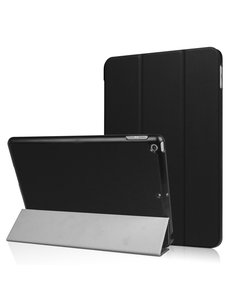 Ntech iPad Hoes 2017 - iPad 2018 Hoes Zwart 9.7 Inch - iPad 2018 Hoes 9.7 - iPad 2017 Hoes smart cover Trifold