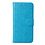 Ntech Hoesje Geschikt voor iPhone 13 Mini bookcase met 2 Pack Screenprotector gehard glas – Blauw