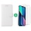 Ntech Hoesje Geschikt voor iPhone 13 Pro Max bookcase met 2 Pack Screenprotector gehard glas – Wit