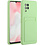 Ntech Samsung A52 / A52s Hoesje met pasjeshouder Groen - Samsung Galaxy A52s 4G/5G hoesje  Soft silicone colour case  met kaarthouder