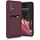 Ntech Samsung A32 Hoesje met pasjeshouder Wine Rood - Samsung Galaxy A32 4G hoesje  Soft silicone colour case  met kaarthouder