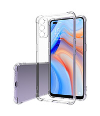 Ntech Oppo Reno 5 Pro+ 5G  Hoesje Transparant anti shock Siliconen case/ Oppo Find X3 Neo Siliconen hoesje Shockproof Case