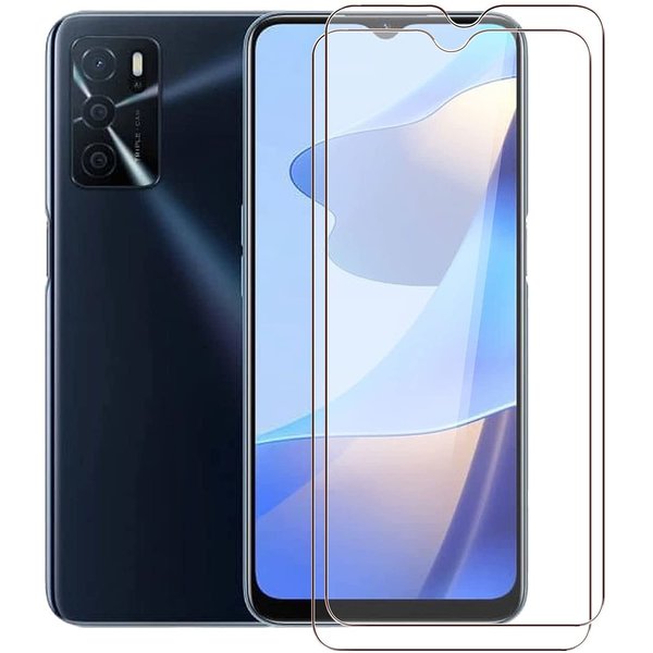 Ntech Screenprotector geschikt voor Oppo A16 & Screenprotector geschikt voor Oppo A16S Screenprotector - Screenprotector geschikt voor Oppo A16 & Screenprotector geschikt voor Oppo A16S Screen Protector Glas - 2 stuks - Beschermglas