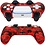 Ntech Playstation 5 Controller Hoesje - PS5 Silicone Hoes - PS5 Skin - Playstation 5 Accessoires - Cover - Hoesje - Siliconen skin case - Camouflage Rood