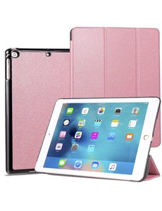 Ntech iPad Air hoes - iPad Air 2 Hoes - Trifold Tablet hoes Rosegoud - Smart Cover - Hoes iPad Air 2 smart cover - hoes iPad air - iPad Hoes - Bookcase iPad Air / Air 2 9.7 inch