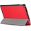 Ntech Hoes geschikt voor iPad Air / Air 2 - Trifold Tablet hoes Rood - Smart Cover - Hoes geschikt voor iPad Air 2 smart cover - Hoes geschikt voor iPad air - Hoes geschikt voor iPad - BookcaseHoes geschikt voor iPad Air / Air 2 9.7 inch