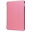 Ntech Hoes geschikt voor iPad Air / Air 2 - Trifold Tablet hoes Licht Rose - Smart Cover - Hoes geschikt voor iPad Air 2 smart cover - Hoes geschikt voor iPad air - Hoes geschikt voor iPad - BookcaseHoes geschikt voor iPad Air / Air 2 9.7 inch