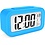Merkloos AC18 Clocks digitale wekker - Alarmklok - Inclusief temperatuurmeter - Met snooze en verlichtingsfunctie - Blauw