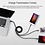 Ntech 3 in 1 oplaadkabel - USB Kabel A - micro usb - USB C Kabel - Zwart