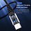 Ntech 3 in 1 oplaadkabel - USB Kabel A - micro usb - USB C Kabel - Zwart