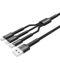 Ntech 3 in 1 oplaadkabel - USB Kabel - usb kabel