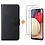 Ntech Hoesje Geschikt Voor Samsung Galaxy A03S hoesje - bookcase Zwart - Galaxy A03S wallet case portemonnee hoesje - A03S Hoesje book cover hoesjes Hoesje Geschikt Voor Samsung Galaxy A03s screenprotector / 2X Beschermglas