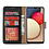 Ntech Hoesje Geschikt Voor Samsung Galaxy A03S hoesje - bookcase Zwart - Galaxy A03S wallet case portemonnee hoesje - A03S Hoesje book cover hoesjes Hoesje Geschikt Voor Samsung Galaxy A03s screenprotector / 2X Beschermglas