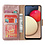 Ntech Hoesje Geschikt Voor Samsung Galaxy A03S hoesje - bookcase Rose Goud - Galaxy A03S wallet case portemonnee hoesje - A03S Hoesje book cover hoesjes Hoesje Geschikt Voor Samsung Galaxy A03s screenprotector / 2X Beschermglas