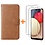 Ntech Hoesje Geschikt Voor Samsung Galaxy A03S hoesje - bookcase Bruin - Galaxy A03S wallet case portemonnee hoesje - A03S Hoesje book cover hoesjes Hoesje Geschikt Voor Samsung Galaxy A03s screenprotector / 2X Beschermglas