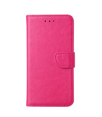 Ntech Samsung Galaxy A03S Hoesje Pink - Samsung Galaxy A03S book case met Pasjeshouder - portemonee hoesje