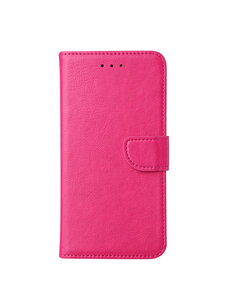 Ntech Samsung Galaxy A03S Hoesje Pink - Samsung Galaxy A03S book case met Pasjeshouder - portemonee hoesje