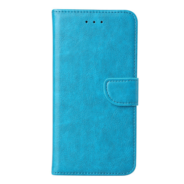 Ntech Hoesje Geschikt Voor Samsung Galaxy A03S Hoesje Blauw - Hoesje Geschikt Voor Samsung Galaxy A03S book case met Pasjeshouder - portemonee hoesje
