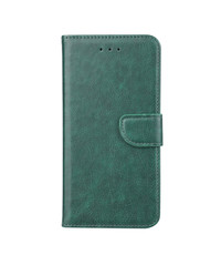 Ntech Samsung Galaxy A03S Hoesje Groen - Samsung Galaxy A03S book case met Pasjeshouder - portemonee hoesje