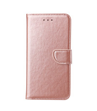 Ntech Samsung Galaxy A03S Hoesje Rose Goud - Samsung Galaxy A03S book case met Pasjeshouder - portemonee hoesje