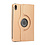 Ntech Hoes geschikt voor iPad Mini 6 / iPad mini 2021 Goud - Hoes geschikt voor iPad Mini 6 cover - Hoes geschikt voor iPad Mini 6 - Hoes geschikt voor iPad Mini 6 hoesje - Hoes geschikt voor iPad mini 6 case - 360° draaibare Hoes Kunstleer