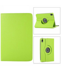 Ntech iPad Mini 6 hoes - ipad mini 2021 hoes Groen - iPad Mini 6 cover - hoes iPad Mini 6 - iPad Mini 6 hoesje - iPad mini 6 case - 360° draaibare Hoes Kunstleer