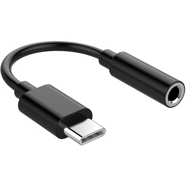 Ntech usb c aux - aux naar usb c - usb c jack - usb c naar jack - USB C Male naar 3.5mm Aux Jack - met roeping - muziek - phone calling - Geschikt voor Samsung Audio Jack voor S20 / S20 Plus / S20 Ultra / S21 / S21 Plus / S21 Ultra zwart - Ntech