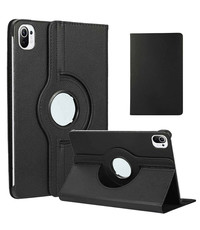 Ntech Xiaomi Mi Pad 5 Hoes - Mi Pad 5 Pro hoes  Zwart - Mi Pad 5 case - 360° draaibare Hoes Kunstleer - Hoes Xiaomi Mi Pad 5 - Mi Pad 5 Pro case