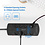 Ntech Stekkerdoos met USB poorten en schakelaar - 8 voudig - 4x USB Oplaadpoorten - 8x stopcontacten - 3.4 A - 1.5 meter snoer - met Beveiliging - Zwart