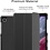 Ntech Hoesje Geschikt Voor Samsung Galaxy Tab A7 lite hoes Bookcase Zwart - Hoes Hoesje Geschikt Voor Samsung Galaxy Tab A7 lite hoesje Smart cover