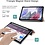 Ntech Hoesje Geschikt Voor Samsung Galaxy Tab A7 lite hoes Bookcase Goud - Hoes Hoesje Geschikt Voor Samsung Galaxy Tab A7 lite hoesje Smart cover