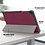 Ntech Hoesje Geschikt Voor Samsung Galaxy Tab A7 lite hoes Bookcase Wine Rood - Hoes Hoesje Geschikt Voor Samsung Galaxy Tab A7 lite hoesje Smart cover