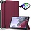 Ntech Hoesje Geschikt Voor Samsung Galaxy Tab A7 lite hoes Bookcase Wine Rood - Hoes Hoesje Geschikt Voor Samsung Galaxy Tab A7 lite hoesje Smart cover
