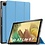 Ntech Hoesje Geschikt Voor Samsung Galaxy Tab A7 lite hoes Bookcase Licht Blauw - Hoes Hoesje Geschikt Voor Samsung Galaxy Tab A7 lite hoesje Smart cover