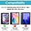 Ntech Hoesje Geschikt Voor Samsung Galaxy Tab A7 lite hoes Bookcase Donker Blauw - Hoes Hoesje Geschikt Voor Samsung Galaxy Tab A7 lite hoesje Smart cover