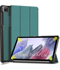 Ntech Samsung Tab A7 lite hoes Bookcase Donker Groen