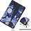 Ntech Hoesje Geschikt Voor Samsung Galaxy Tab A7 lite hoes Bookcase Sterrennacht Print - Hoes Hoesje Geschikt Voor Samsung Galaxy Tab A7 lite hoesje Smart cover