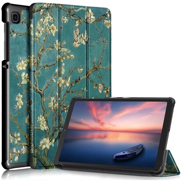 Ntech Hoesje Geschikt Voor Samsung Galaxy Tab A7 lite hoes Bookcase Boom Print - Hoes Hoesje Geschikt Voor Samsung Galaxy Tab A7 lite hoesje Smart cover
