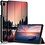 Ntech Hoesje Geschikt Voor Samsung Galaxy Tab A7 lite hoes Bookcase Dusk Print - Hoes Hoesje Geschikt Voor Samsung Galaxy Tab A7 lite hoesje Smart cover