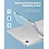 Ntech Hoesje Geschikt Voor Samsung Galaxy Tab A7 lite Hoes Transparant siliconen Shockproof Hoesje - Galaxy Tab A7 hoesje Silicone Schokbestendig cover