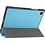 Ntech Hoes geschikt voor Samsung Galaxy Tab A8 – Samsung tab A8 (2021 / 2022) Trifold tablet hoes - Licht Blauw