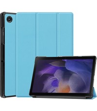 Ntech Samsung Galaxy Tab A8 Hoes Licht Blauw - Samsung Tab A8 2021 hoes (10.5 inch) smart cover - Tab A8 2021 hoes 10.5 bookcase - hoes Samsung Tab A8 2021 - hoesje Samsung Galaxy Tab A8 2021