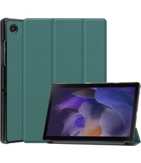 Ntech Samsung Galaxy Tab A8 Hoes Donker Groen - Samsung Tab A8 2021 hoes (10.5 inch) smart cover - Tab A8 2021 hoes 10.5 bookcase - hoes Samsung Tab A8 2021 - hoesje Samsung Galaxy Tab A8 2021