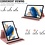 Ntech Hoesje Geschikt Voor Samsung Galaxy Tab A8 Hoes Rose Goud - Hoesje Geschikt Voor Samsung Galaxy Tab A8 hoesje 2021 - tablethoes draaibare book case Hoesje Geschikt Voor Samsung Galaxy Tab A8 Screenprotector / tempered glass