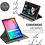 Ntech Hoes Geschikt voor Samsung Galaxy Tab A8 (2021) hoes - Hoes Geschikt voor Samsung Galaxy Tab A8 (10.5 inch) 2021 draaibare hoes - Goud